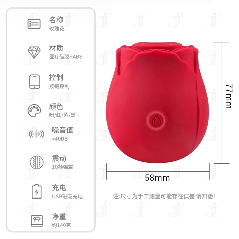 瀛嘉亚马逊出口玫瑰花二代允吸款