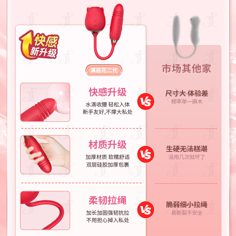 YingJia Full Garden 2nd Gen Rose Massager